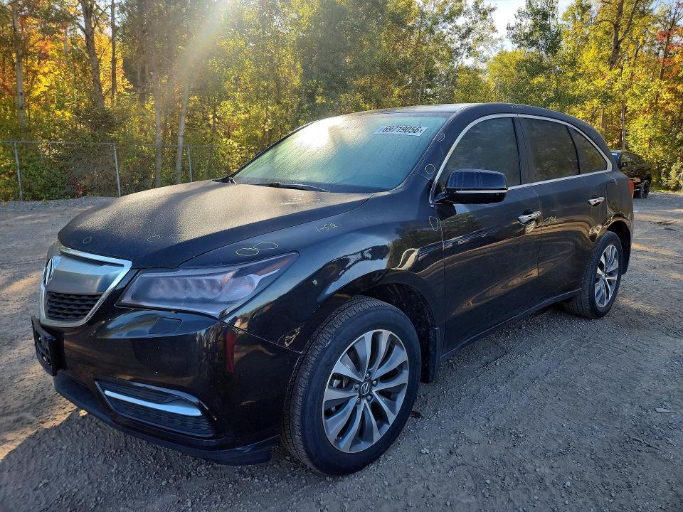 69719056 :رقم المزاد ، 5FRYD4H4XGB506841 vin ، 2016 Acura Mdx مزاد بيع