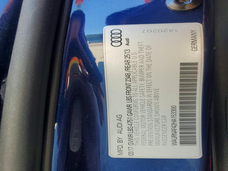 Продаж на аукціоні авто 2017 Audi A4, vin: WAURNAF42HA153300, номер лоту: 68825536
