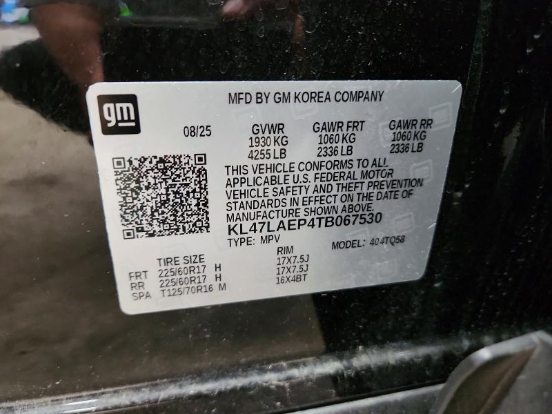 Aukcja sprzedaży 2026 Buick Envista, vin: KL47LAEP4TB067530, numer aukcji: 70522576