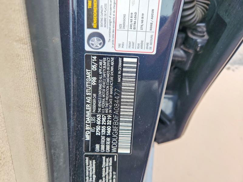 Продажа на аукционе авто 2015 Mercedes-benz S, vin: WDDUG8FB0FA084477, номер лота: 67599496