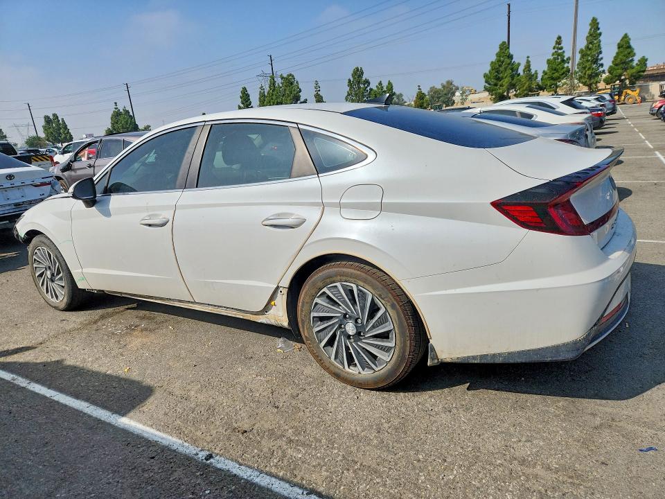 2021 Hyundai Sonata Hybrid მანქანა იყიდება აუქციონზე, vin: KMHL34JJ4MA027877, აუქციონის ნომერი: 68554626