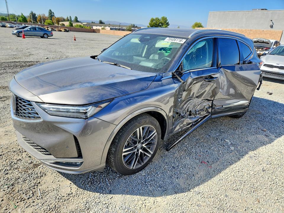 70406116 :رقم المزاد ، 5J8YE1H87SL028563 vin ، 2025 Acura Mdx مزاد بيع