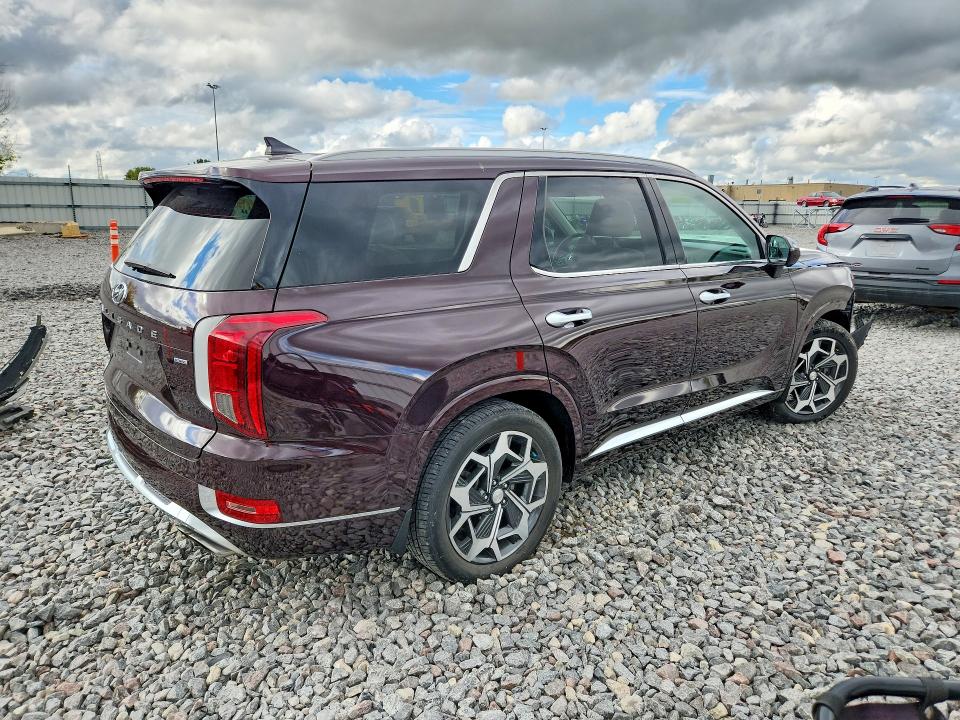 69689056 :رقم المزاد ، KM8R5DHE4MU243563 vin ، 2021 Hyundai Palisade مزاد بيع
