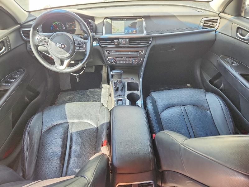 2018 Kia Optima Hybrid მანქანა იყიდება აუქციონზე, vin: KNAGU4LE8J5022704, აუქციონის ნომერი: 69596256