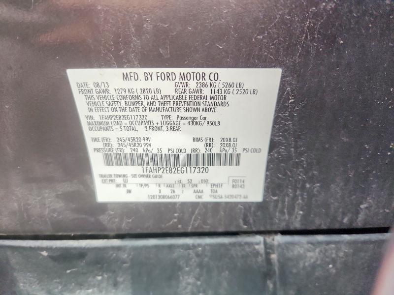 Aukcja sprzedaży 2014 Ford Taurus, vin: 1FAHP2E82EG117320, numer aukcji: 68253146