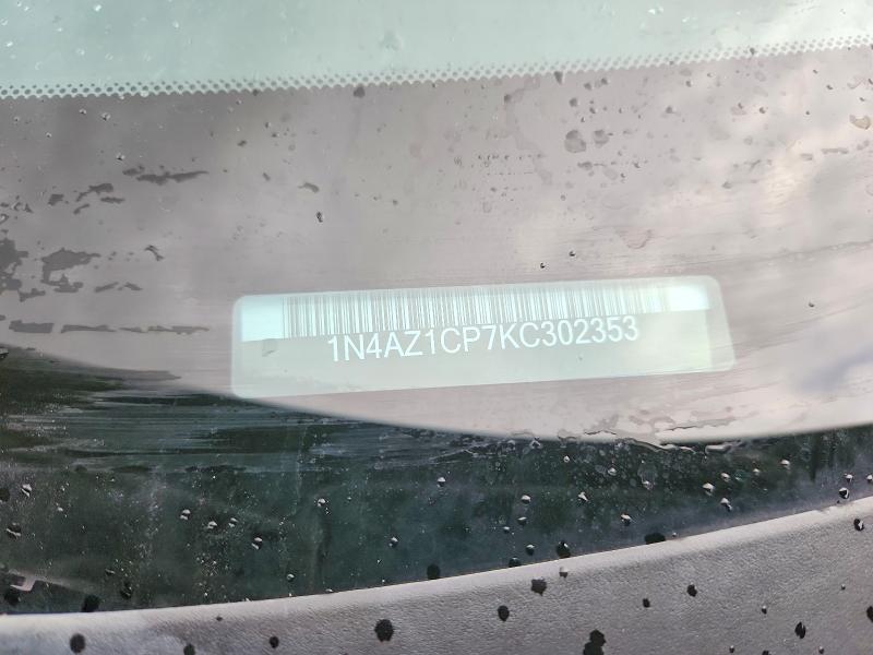 69616336 :رقم المزاد ، 1N4AZ1CP7KC302353 vin ، 2019 Nissan Leaf مزاد بيع