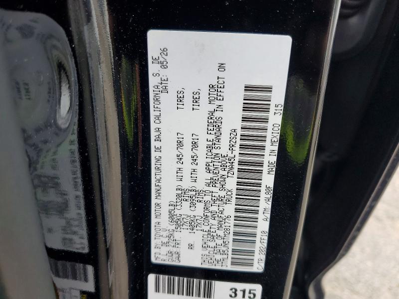 Продаж на аукціоні авто 2026 Toyota Tacoma, vin: 3TMLB5JN5TM281776, номер лоту: 67723486