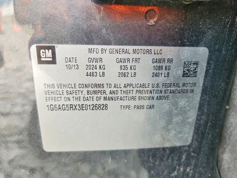 Продажа на аукционе авто 2014 Cadillac Ats, vin: 1G6AG5RX3E0126828, номер лота: 67596956