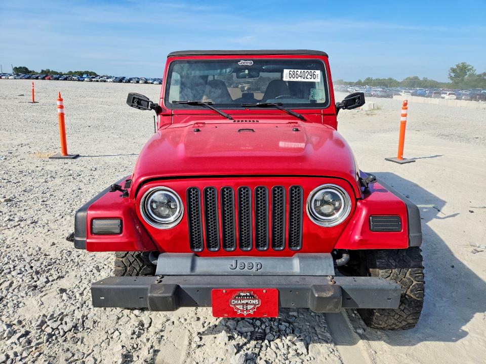 68640296 :رقم المزاد ، 1J4FA29P6YP718524 vin ، 2000 Jeep Wrangler / Tj مزاد بيع