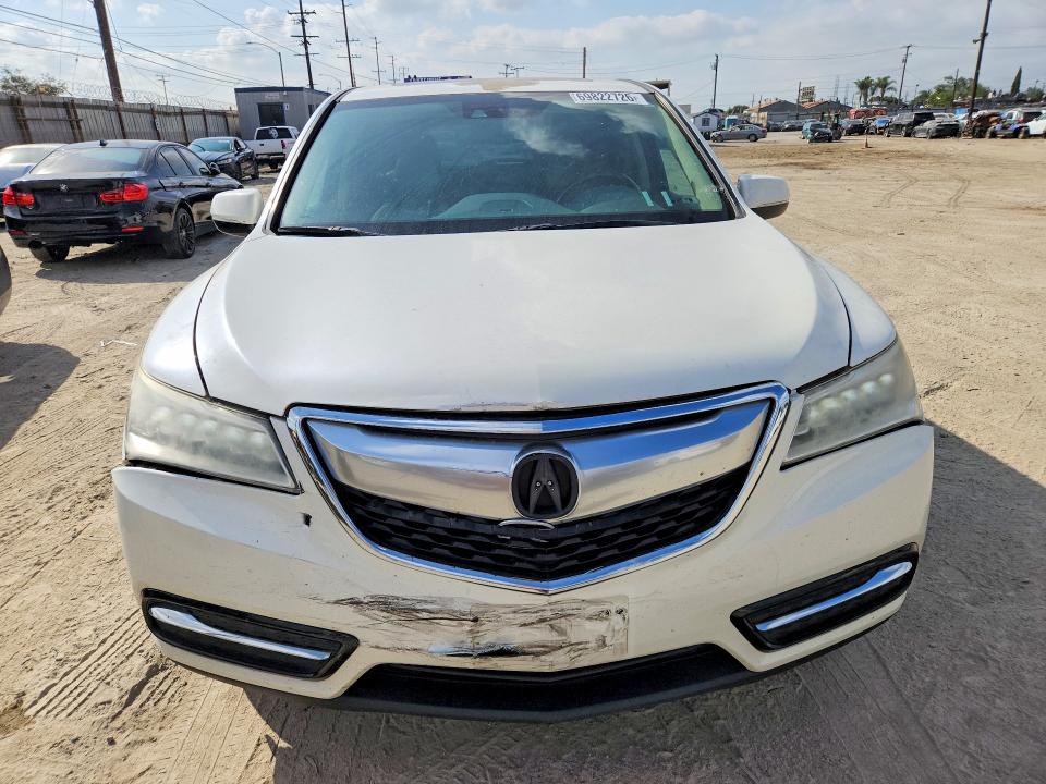 69822726 :رقم المزاد ، 5FRYD3H41FB003322 vin ، 2015 Acura Mdx مزاد بيع