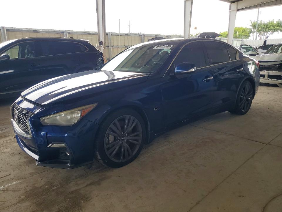 69723546 :رقم المزاد ، JN1EV7AR7JM433048 vin ، 2018 Infiniti Q50 مزاد بيع