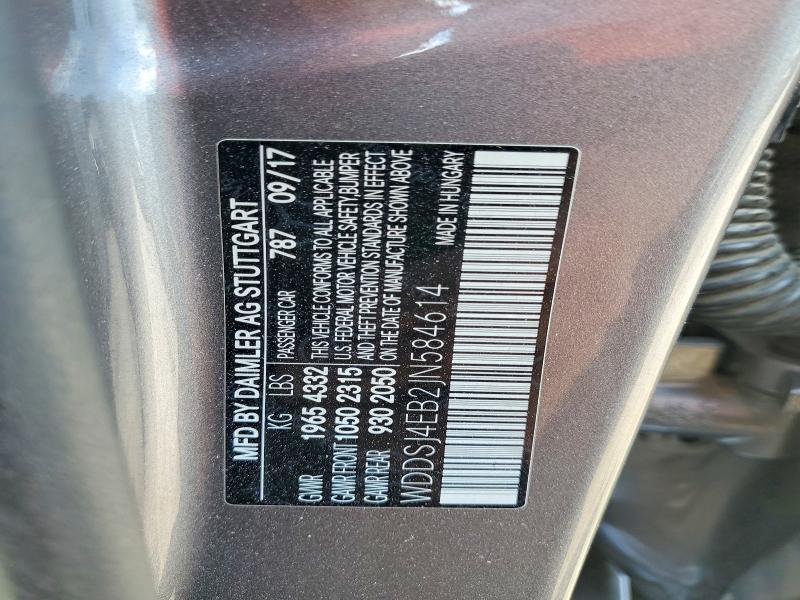 2018 Mercedes-benz Cla მანქანა იყიდება აუქციონზე, vin: WDDSJ4EB2JN584614, აუქციონის ნომერი: 68175376