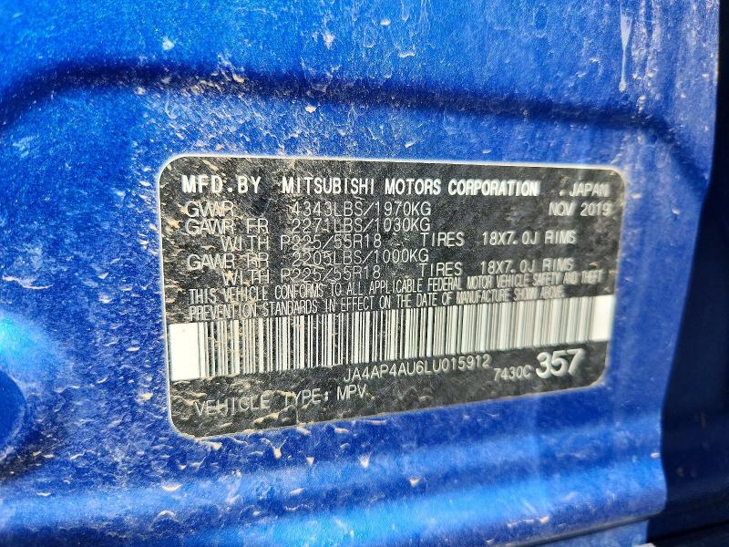 Aukcja sprzedaży 2020 Mitsubishi Outlander Sport, vin: JA4AP4AU6LU015912, numer aukcji: 68244606