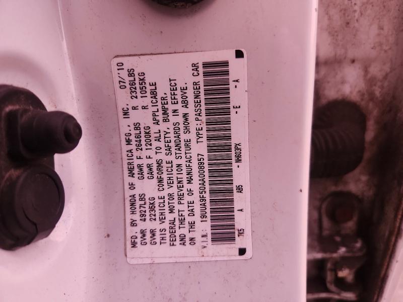 Aukcja sprzedaży 2010 Acura Tl, vin: 19UUA9F50AA008957, numer aukcji: 69949656