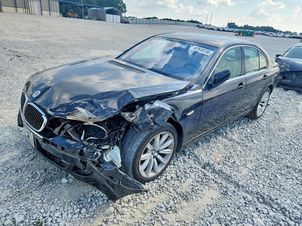 2007 Bmw 750 მანქანა იყიდება აუქციონზე, vin: WBAHL83587DT11031, აუქციონის ნომერი: 67616156
