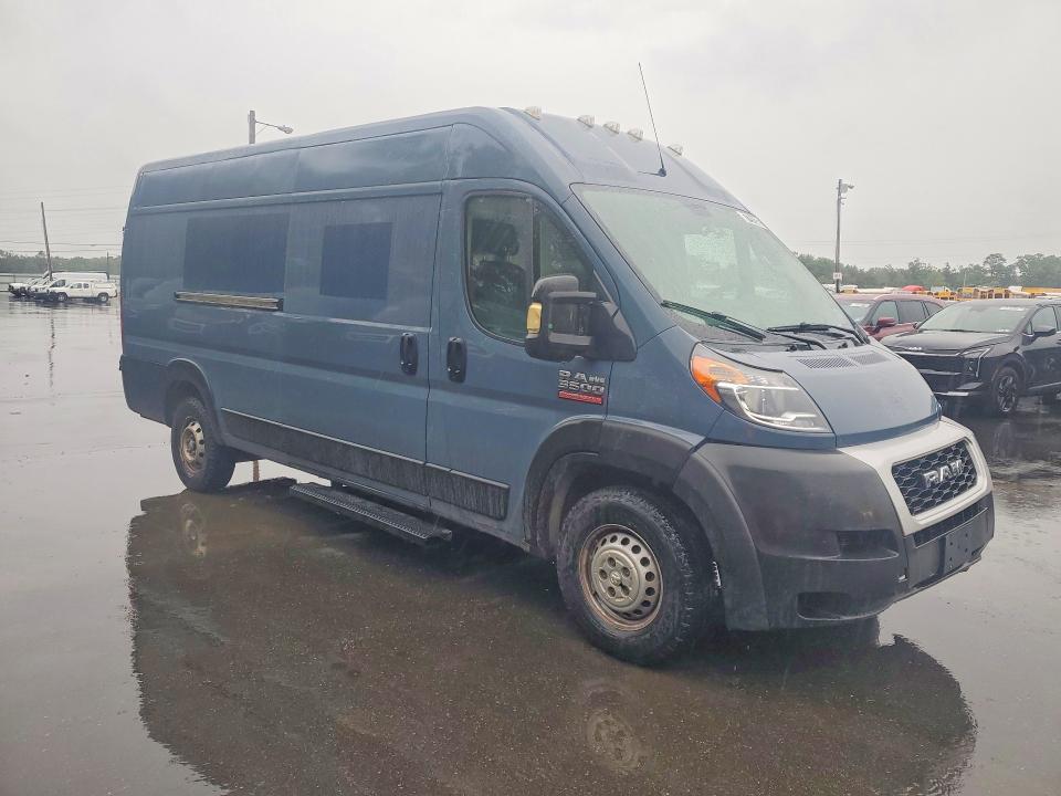 67791936 :رقم المزاد ، 3C6URVJGXLE132217 vin ، 2020 Ram Promaster 3500 مزاد بيع