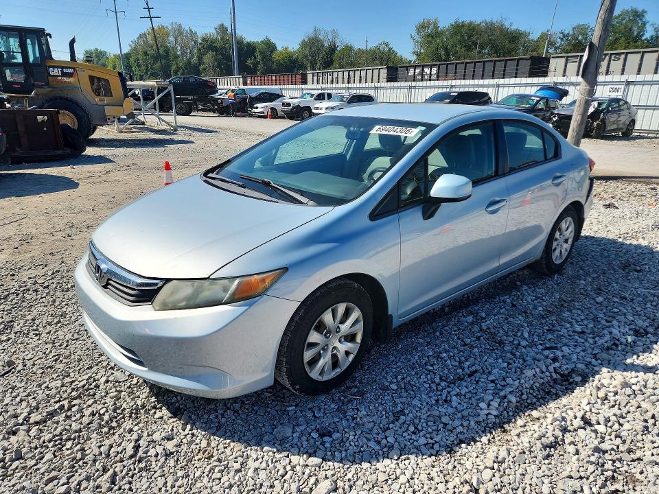 69404306 :رقم المزاد ، 19XFB2F54CE070549 vin ، 2012 Honda Civic مزاد بيع