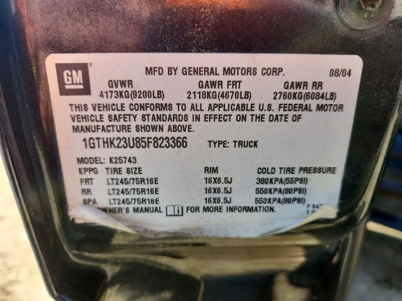 Продажа на аукционе авто 2005 Gmc Sierra, vin: 1GTHK23U85F823366, номер лота: 68251436