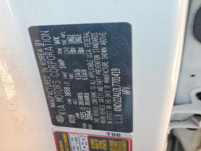 Продаж на аукціоні авто 2020 Kia Soul, vin: KNDJ22AU2L7701419, номер лоту: 67167186