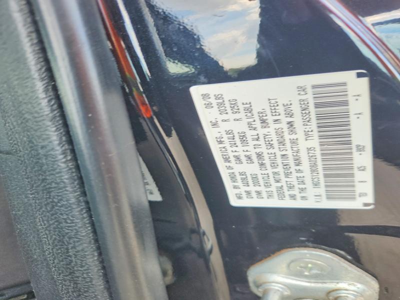 Aukcja sprzedaży 2008 Honda Accord, vin: 1HGCS12808A026735, numer aukcji: 70599686