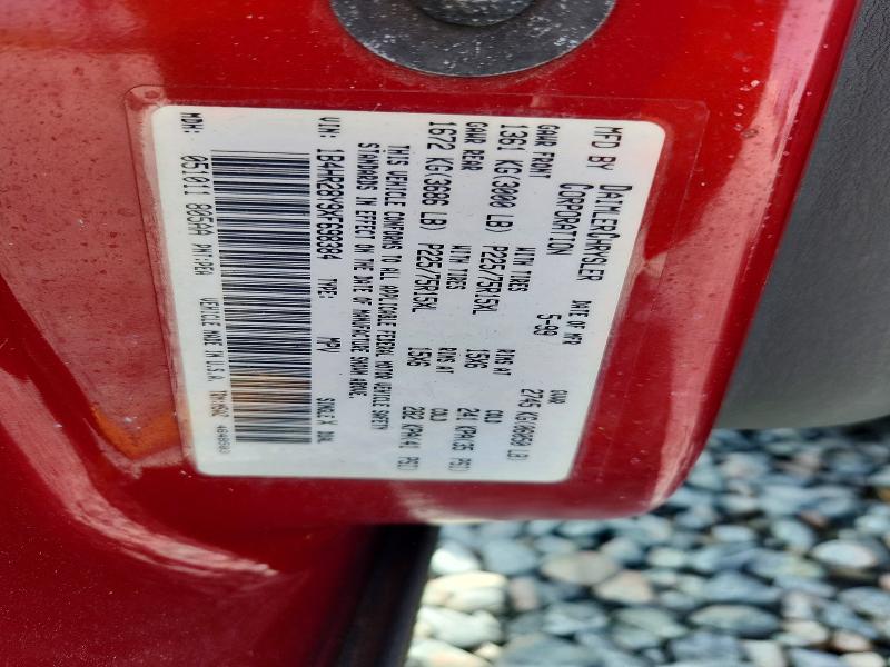 68167066 :رقم المزاد ، 1B4HR28Y9XF698384 vin ، 1999 Dodge Durango مزاد بيع