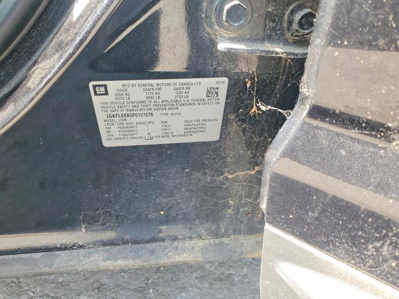 2015 Gmc Terrain მანქანა იყიდება აუქციონზე, vin: 2GKFLXEK5F6197076, აუქციონის ნომერი: 67506346