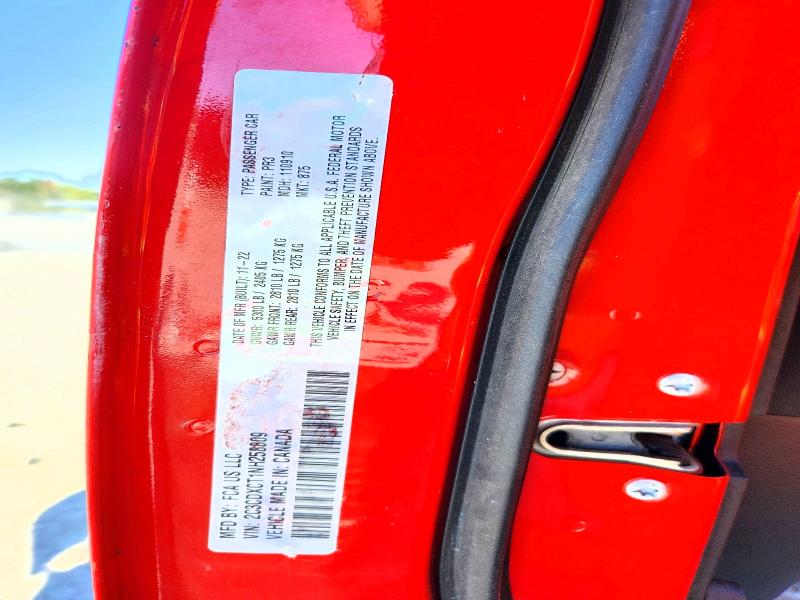 Продаж на аукціоні авто 2022 Dodge Charger, vin: 2C3CDXCT1NH258809, номер лоту: 70585386