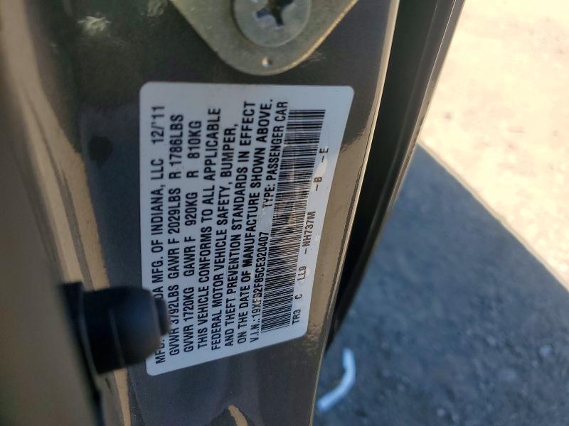 2012 Honda Civic მანქანა იყიდება აუქციონზე, vin: 19XFB2F85CE320407, აუქციონის ნომერი: 68736046