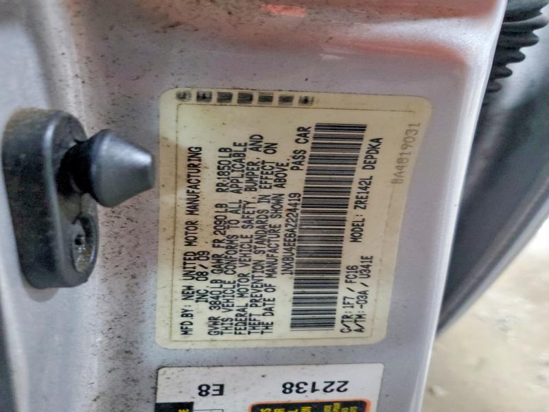 Продажа на аукционе авто 2010 Toyota Corolla, vin: 1NXBU4EE6AZ224419, номер лота: 69693716