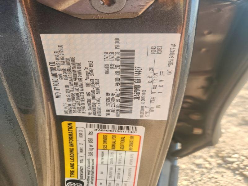 Aukcja sprzedaży 2016 Ford Fusion, vin: 3FA6P0HD1GR114487, numer aukcji: 67847946