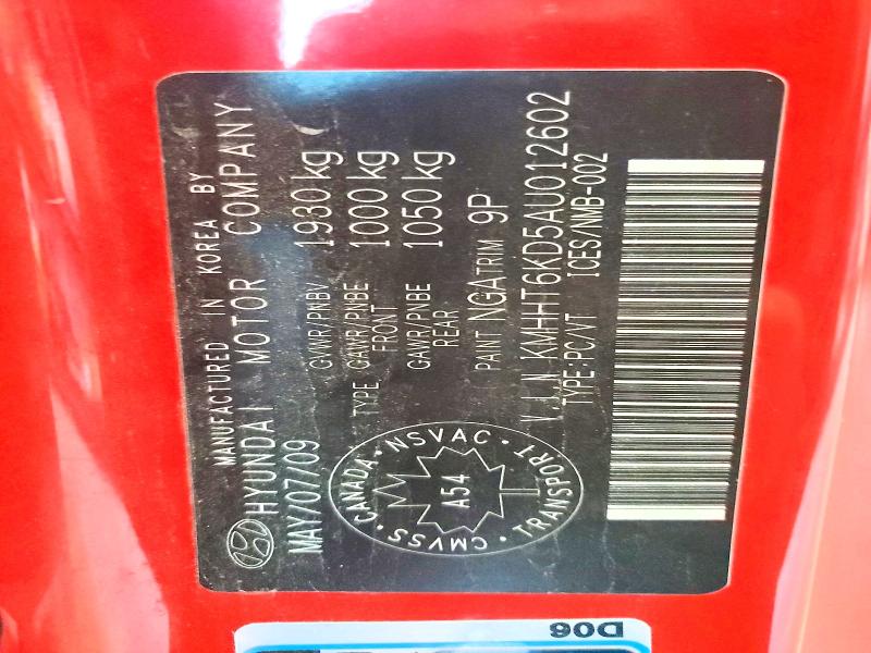 Aukcja sprzedaży 2010 Hyundai Genesis Coupe, vin: KMHHT6KD5AU012602, numer aukcji: 67850446