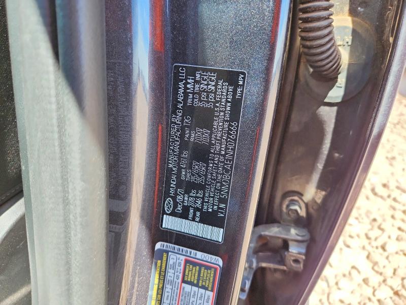 69735046 :رقم المزاد ، 5NMJBCAE1NH076666 vin ، 2022 Hyundai Tucson مزاد بيع