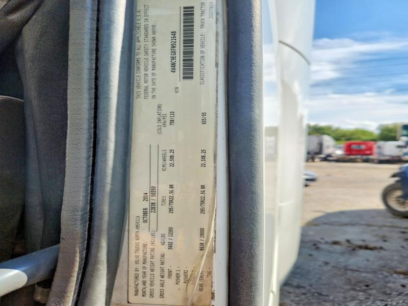 2015 Volvo Vn მანქანა იყიდება აუქციონზე, vin: 4V4NC9EGXFN921648, აუქციონის ნომერი: 67703306