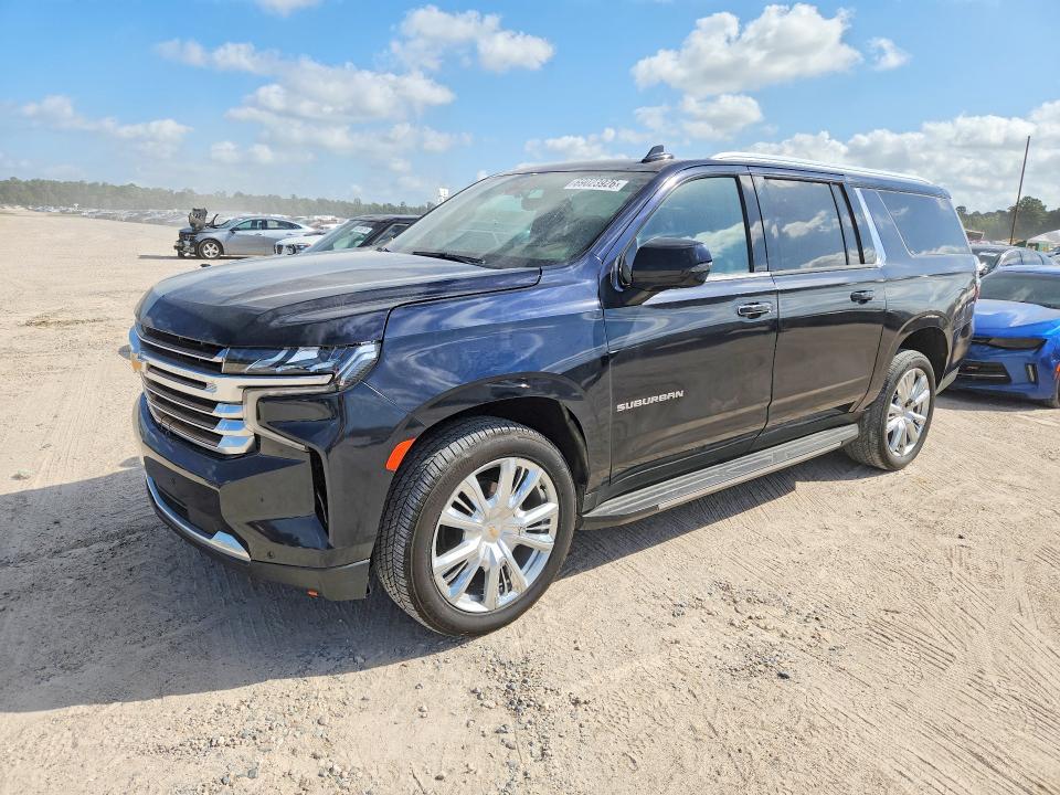 2022 Chevrolet Suburban მანქანა იყიდება აუქციონზე, vin: 1GNSKGKT0NR256815, აუქციონის ნომერი: 69023926