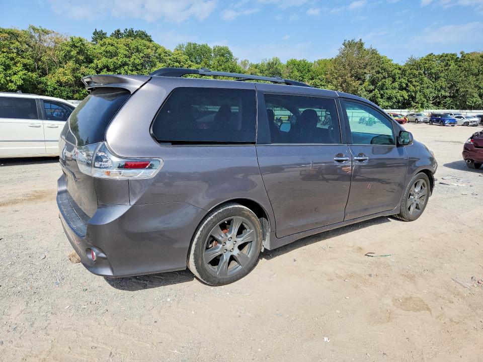 2017 Toyota Sienna მანქანა იყიდება აუქციონზე, vin: 5TDXZ3DC5HS776014, აუქციონის ნომერი: 67201066