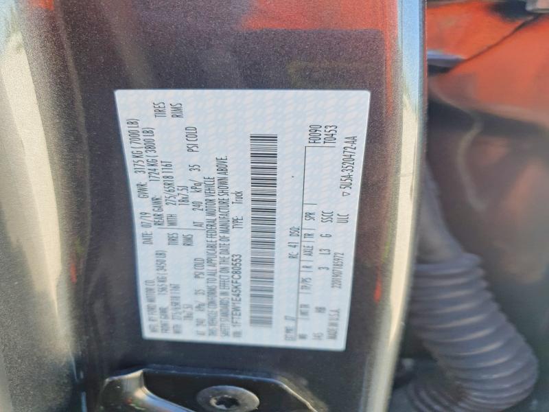 Aukcja sprzedaży 2019 Ford F150, vin: 1FTEW1E45KFC80553, numer aukcji: 67095896