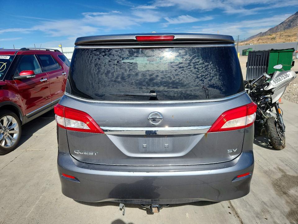 2015 Nissan Quest მანქანა იყიდება აუქციონზე, vin: JN8AE2KP6F9129333, აუქციონის ნომერი: 70071636