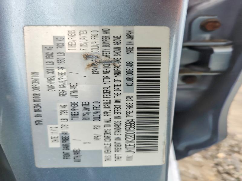 69781066 :رقم المزاد ، JM1DE1KZ2D0159984 vin ، 2013 Mazda Mazda2 مزاد بيع