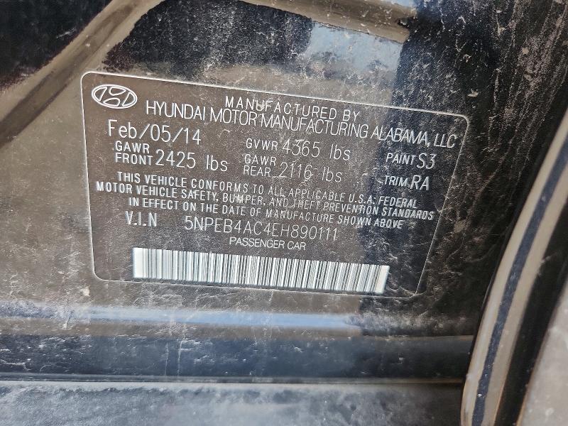 Aukcja sprzedaży 2014 Hyundai Sonata, vin: 5NPEB4AC4EH890111, numer aukcji: 67652846