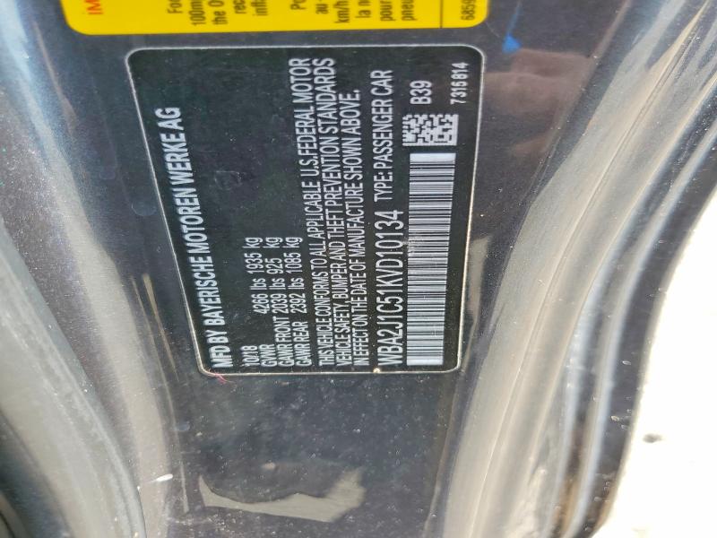Продаж на аукціоні авто 2019 Bmw 230i, vin: WBA2J1C51KVD10134, номер лоту: 69375976