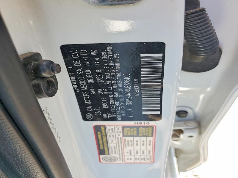 Auction sale of the 2021 Kia Rio, vin: 3KPA24AD4ME386409, lot number: 69076496
