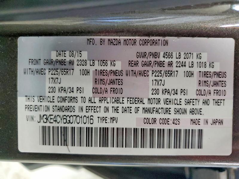 Aukcja sprzedaży 2016 Mazda Cx-5, vin: JM3KE4CY6G0701016, numer aukcji: 68082126
