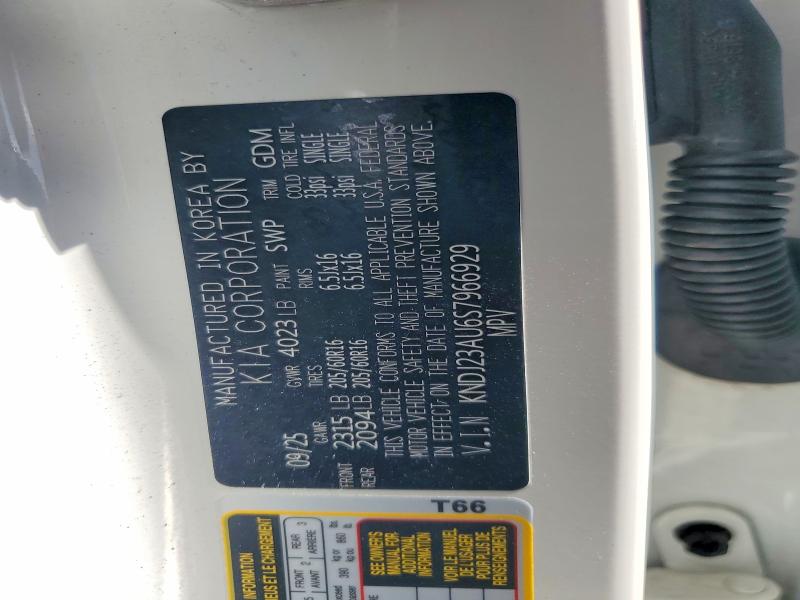 68840896 :رقم المزاد ، KNDJ23AU6S7966929 vin ، 2025 Kia Soul مزاد بيع