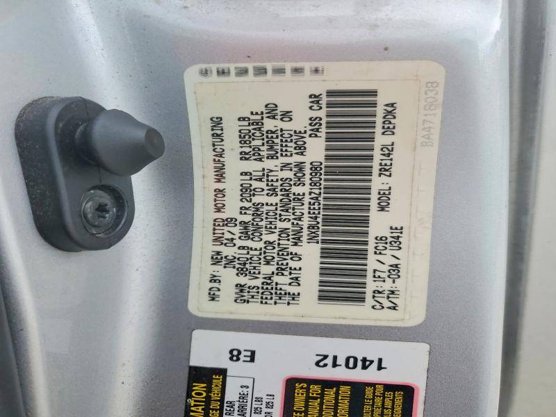 Продажа на аукционе авто 2010 Toyota Corolla, vin: 1NXBU4EE5AZ180980, номер лота: 68602736