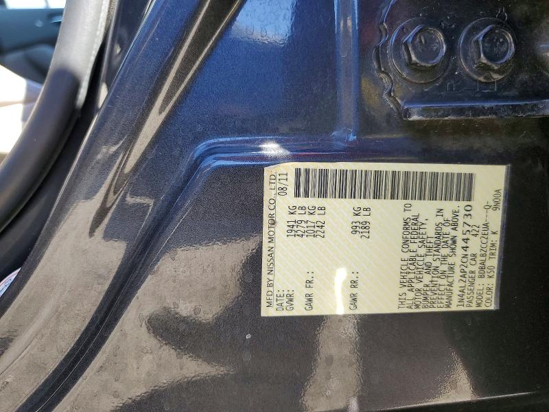 Aukcja sprzedaży 2012 Nissan Altima, vin: 1N4AL2AP2CN445730, numer aukcji: 68401296