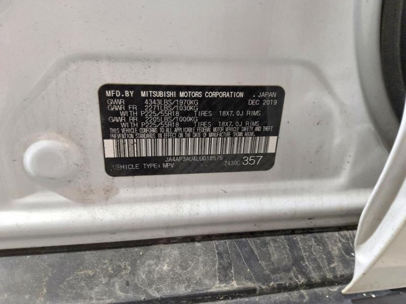 Продаж на аукціоні авто 2020 Mitsubishi Outlander Sport, vin: JA4AP3AU4LU018575, номер лоту: 66096736