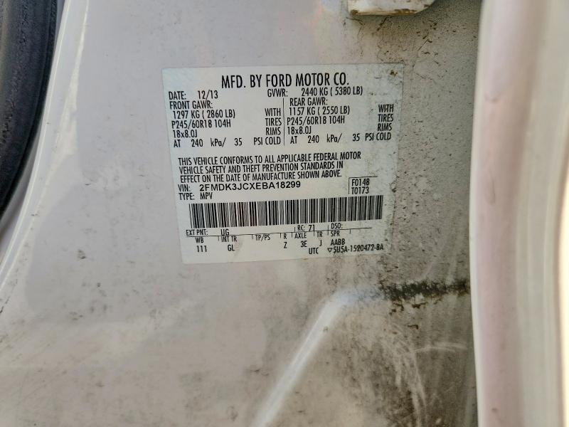 Продажа на аукционе авто 2014 Ford Edge, vin: 2FMDK3JCXEBA18299, номер лота: 69994426