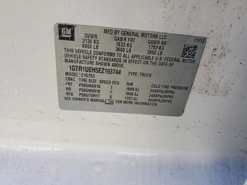 Продаж на аукціоні авто 2014 Gmc Sierra, vin: 1GTR1UEH5EZ193744, номер лоту: 68492526