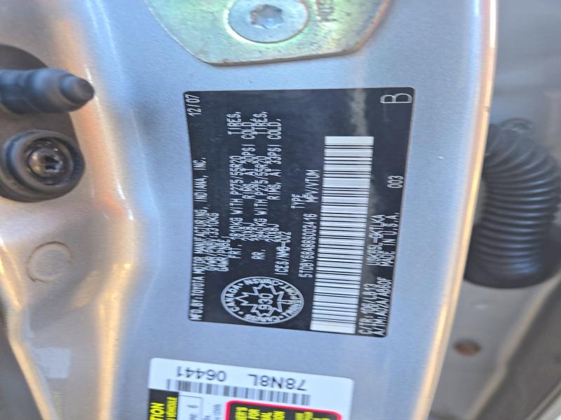 Aukcja sprzedaży 2008 Toyota Sequoia, vin: 5TDBY68A88S003416, numer aukcji: 69780266