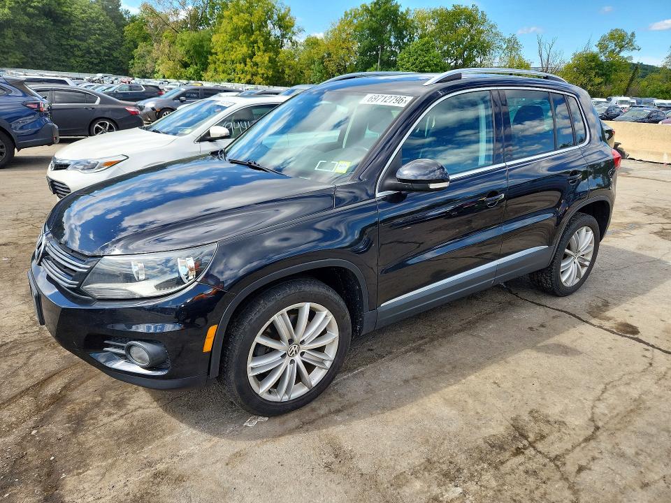 Auction sale of the 2012 Volkswagen Tiguan, vin: WVGAV7AX1CW524233, lot number: 69712796